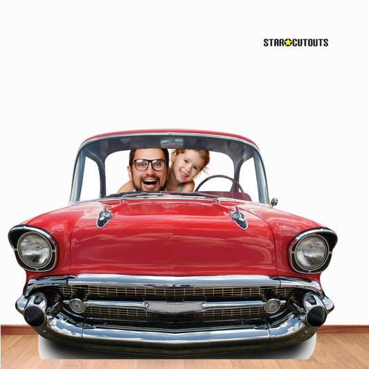 Red Car SMALL Stand-In Cardboard Cutout