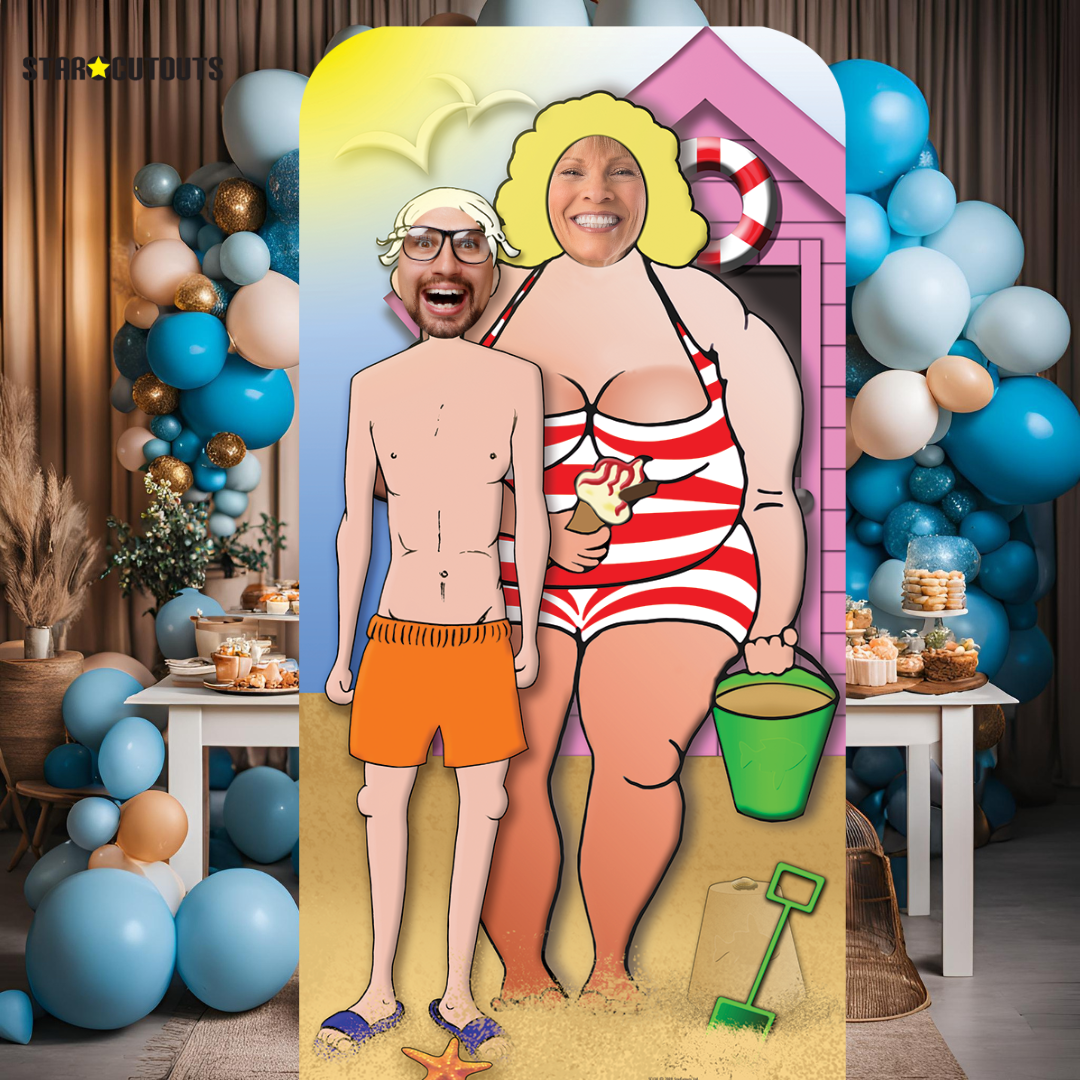 Sea Side Couple Stand-In Cardboard Cutout