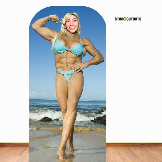 Muscle Woman Stand- In Cardboard Cutout