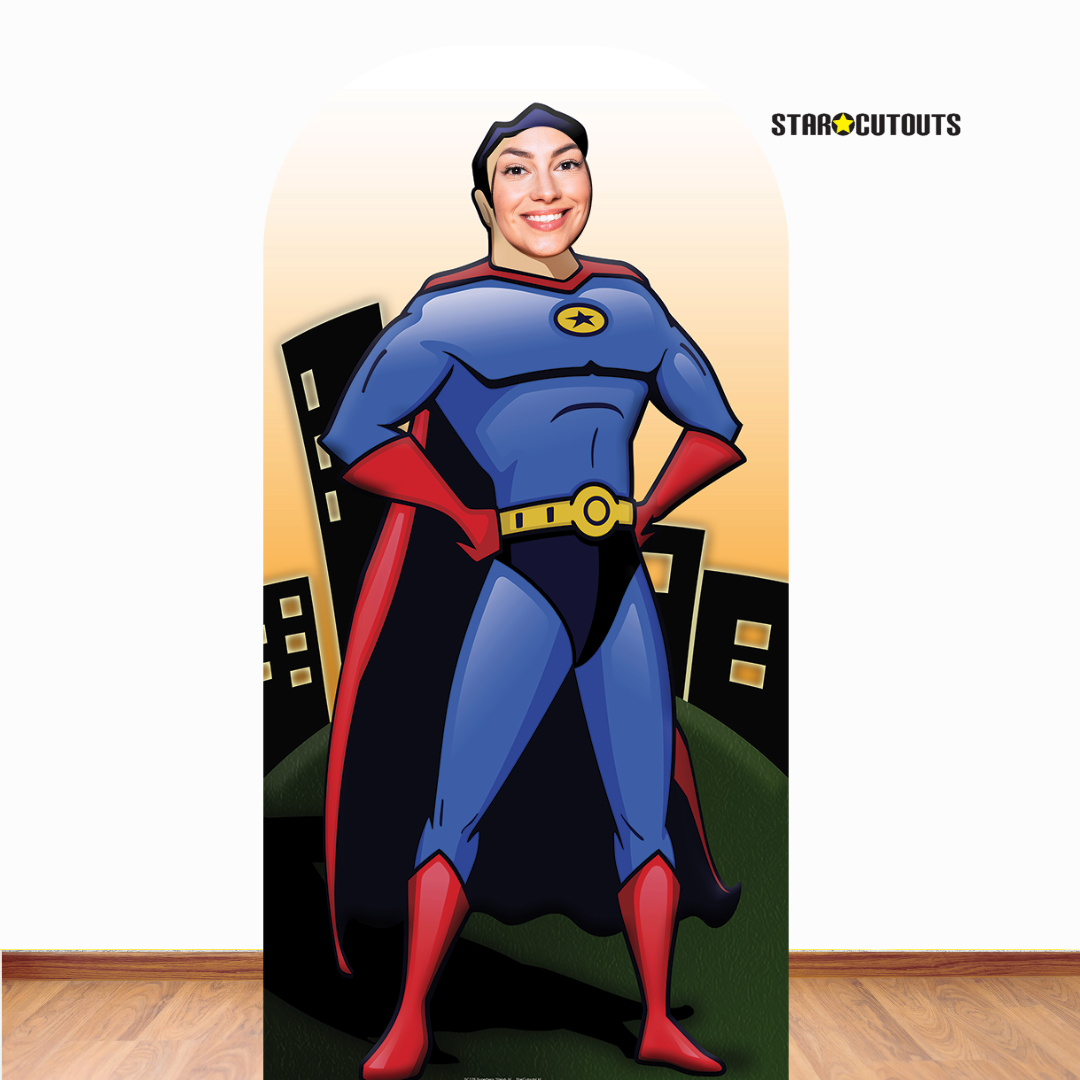 Star Cutouts Superhero Stand- In Cardboard Cutout