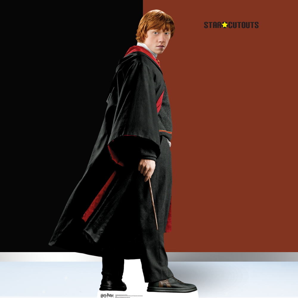 Ron Weasley Hogwarts School of Witchcraft and Wizardry Uniform Cardboard Cutout Lifesize - mycardboardcutout