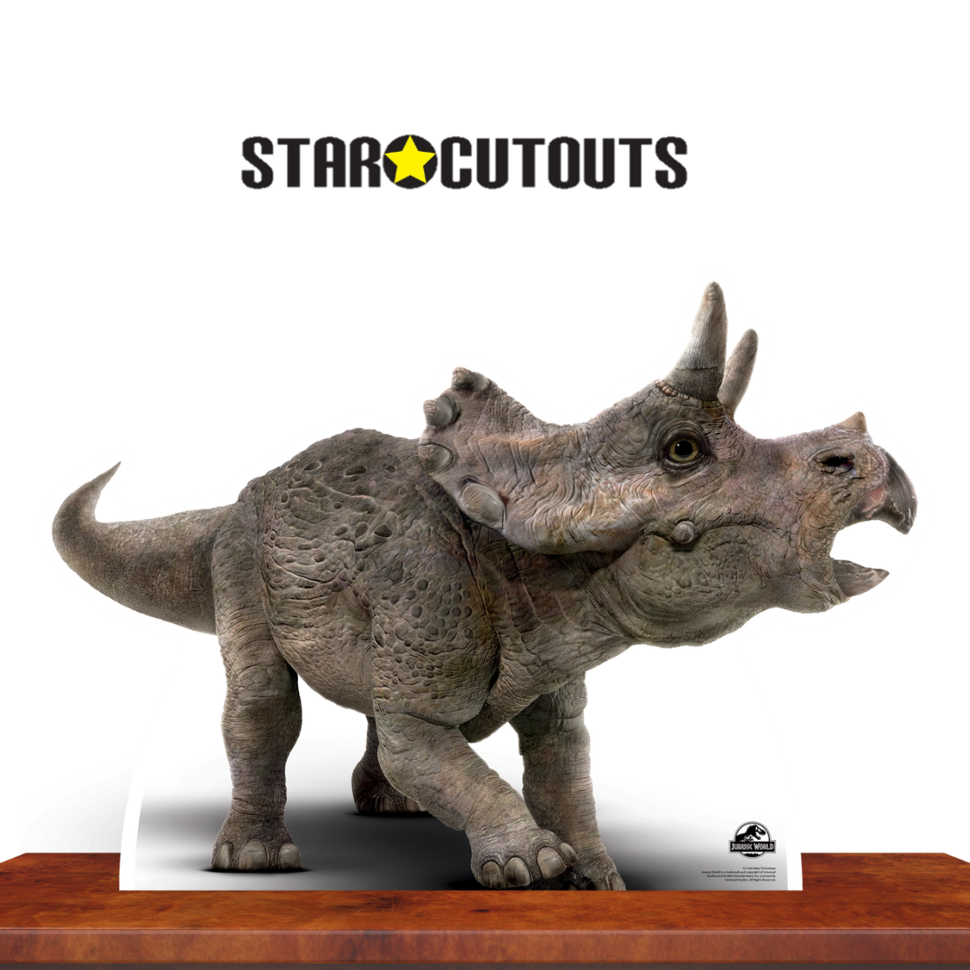 Official Jurassic World Baby Triceratops Dinosaur Cardboard Cutout - mycardboardcutout