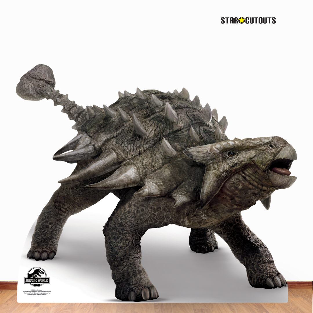 Official Jurassic World Ankylosaurus Dinosaur Cardboard Cutout - mycardboardcutout
