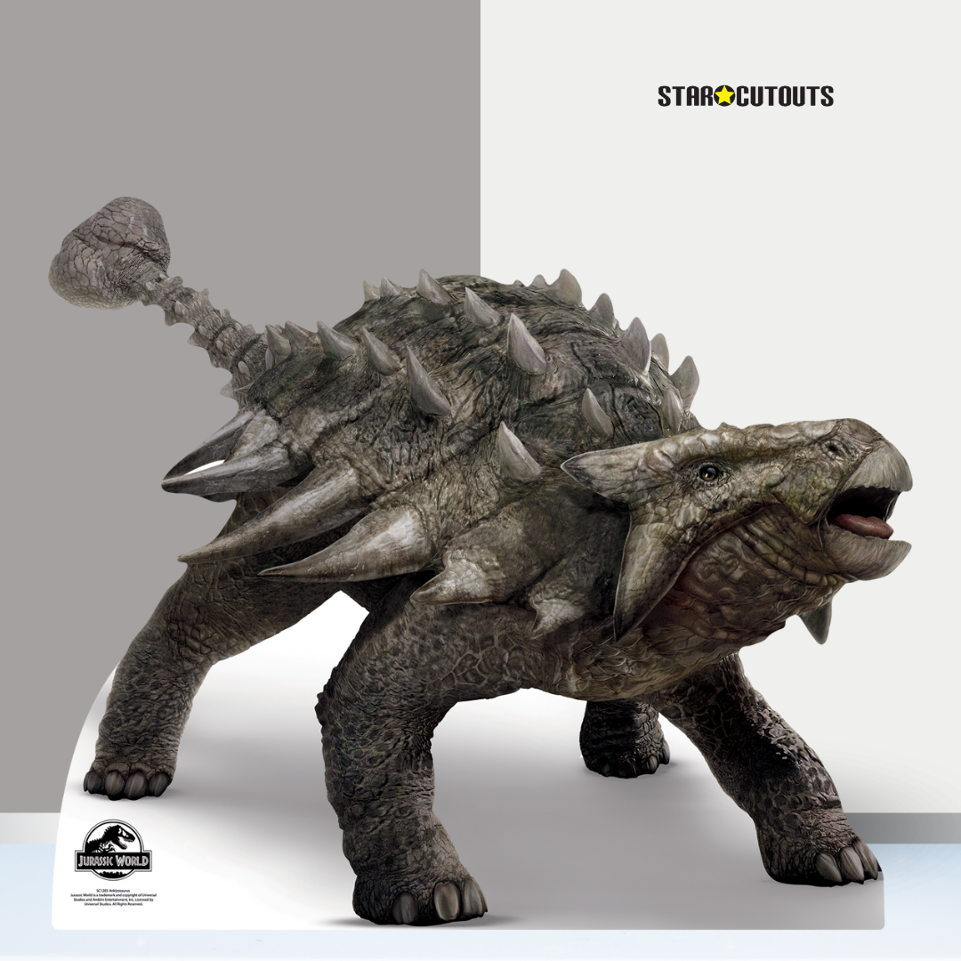 Official Jurassic World Ankylosaurus Dinosaur Cardboard Cutout - mycardboardcutout