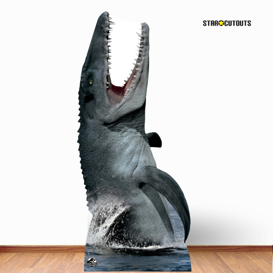 Official Jurassic World Mosasaurus Dinosaur Cardboard Cutout - mycardboardcutout