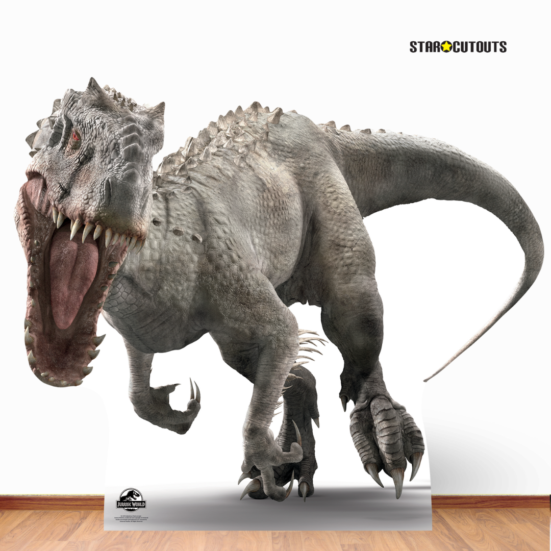 Indominus Face on roar Jurassic World Dinosaur Cardboard Cutout - mycardboardcutout