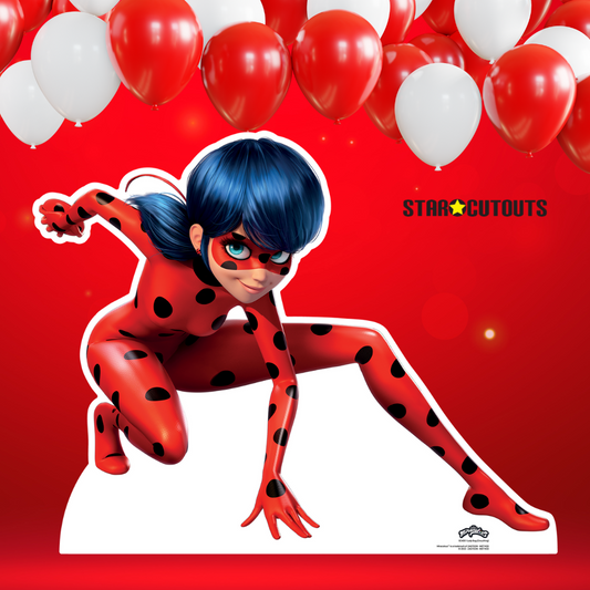 Lady Bug Super Pose Cardboard Cutout Miraculous Tales of Ladybug & Cat Noir - mycardboardcutout