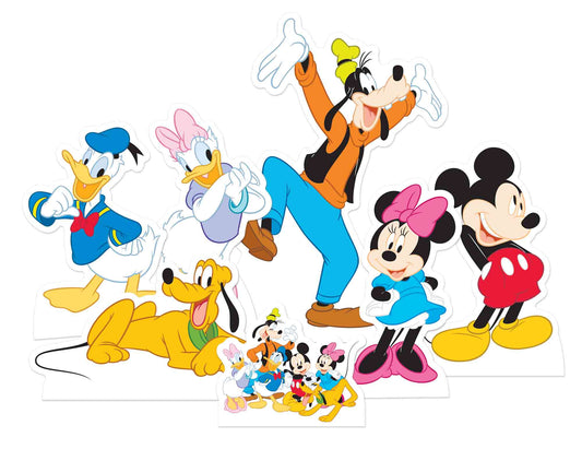 TT015 Mickey, Minnie Mouse and Friends Table Toppers Pack (7  cut-outs)