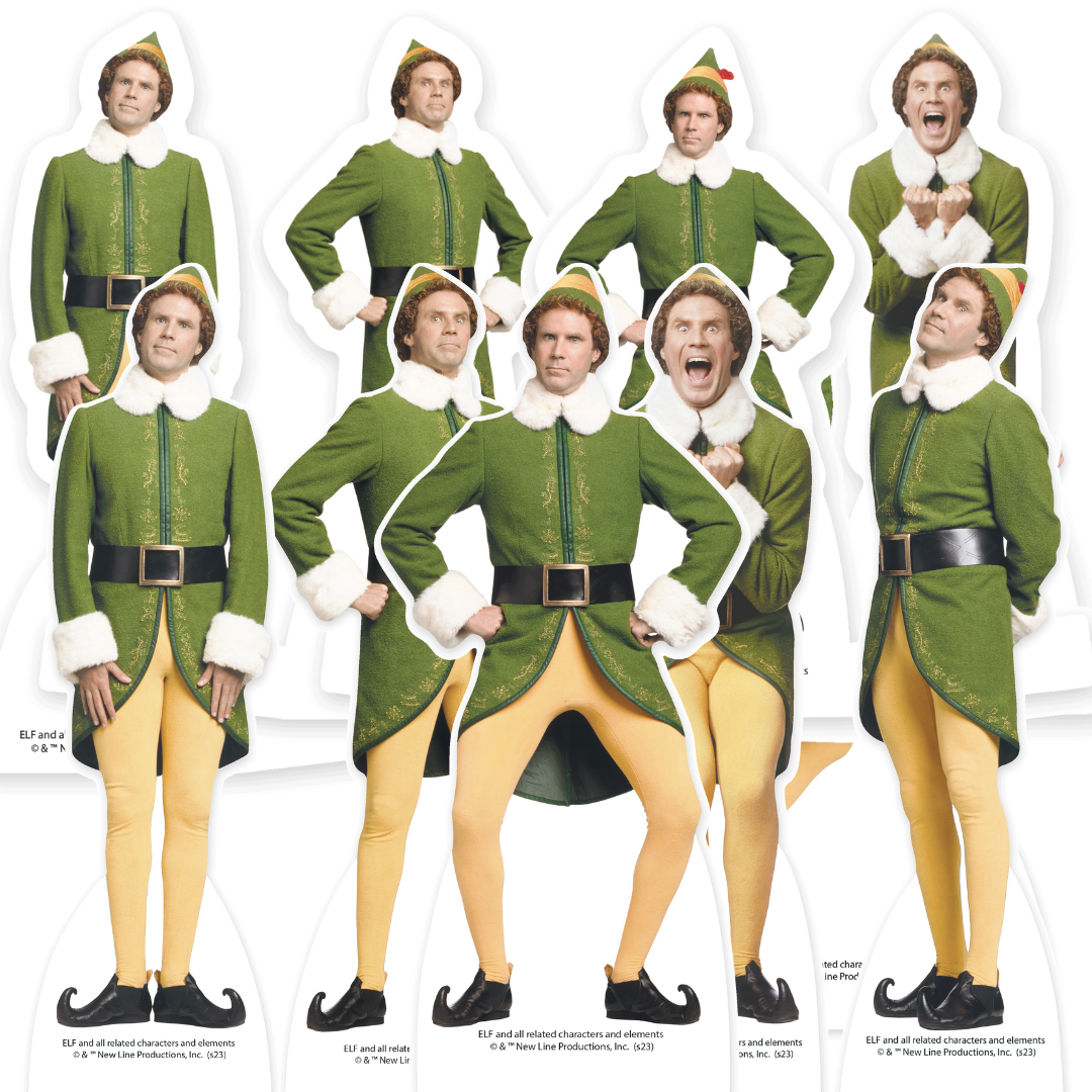 TT022 Buddy Elf Christmas Table Top Decorations aka Table Toppers - mycardboardcutout