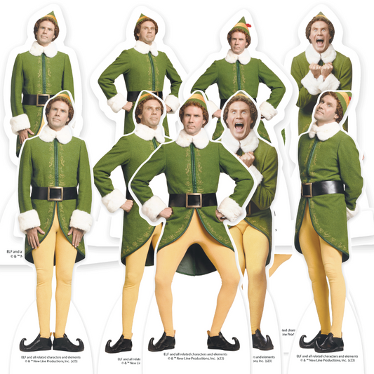TT022 Buddy Elf Christmas Table Top Decorations aka Table Toppers - mycardboardcutout