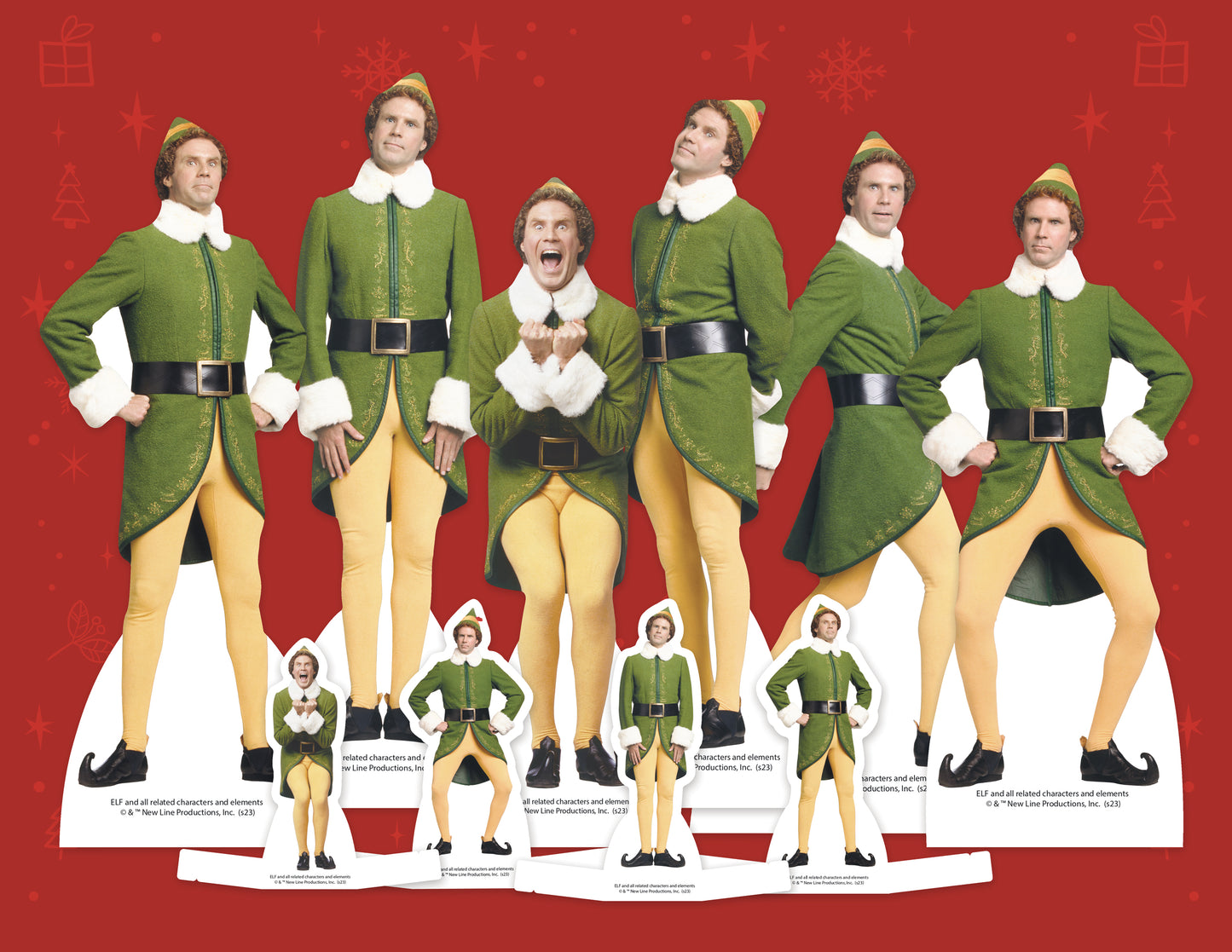 TT022 Buddy Elf Christmas Table Top Decorations aka Table Toppers - mycardboardcutout