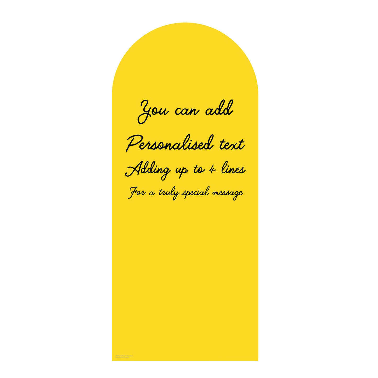 XQ012 Yellow Amber Sailboard Cardboard Cut Out Height 185cm Width 80cm - mycardboardcutout