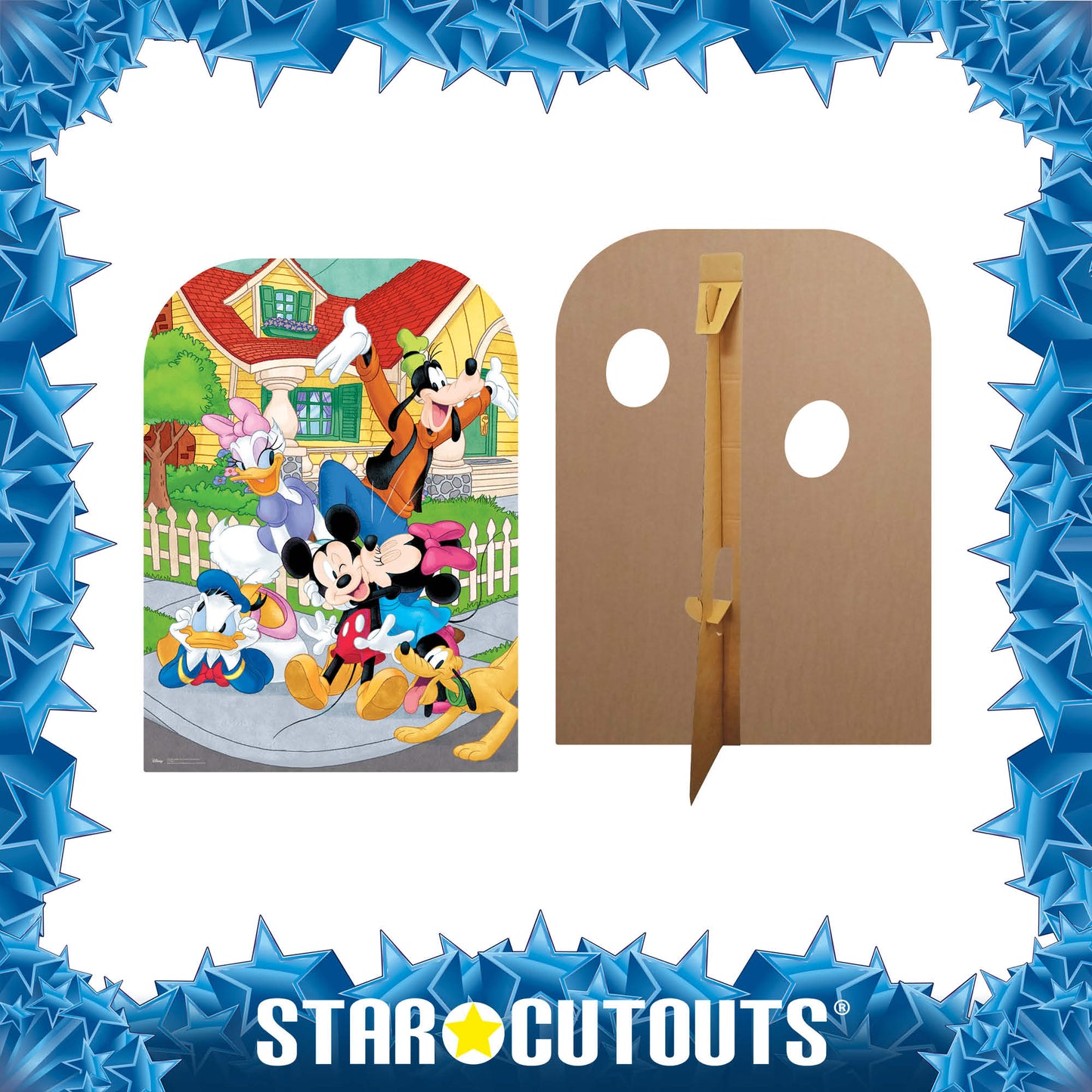 Mickey Mouse and Friends Stand-In Cardboard Cut Out Height 131cm
