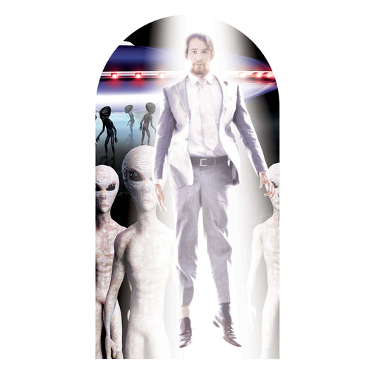 Tall Alien Abduction Lifesize Stand In Cutout