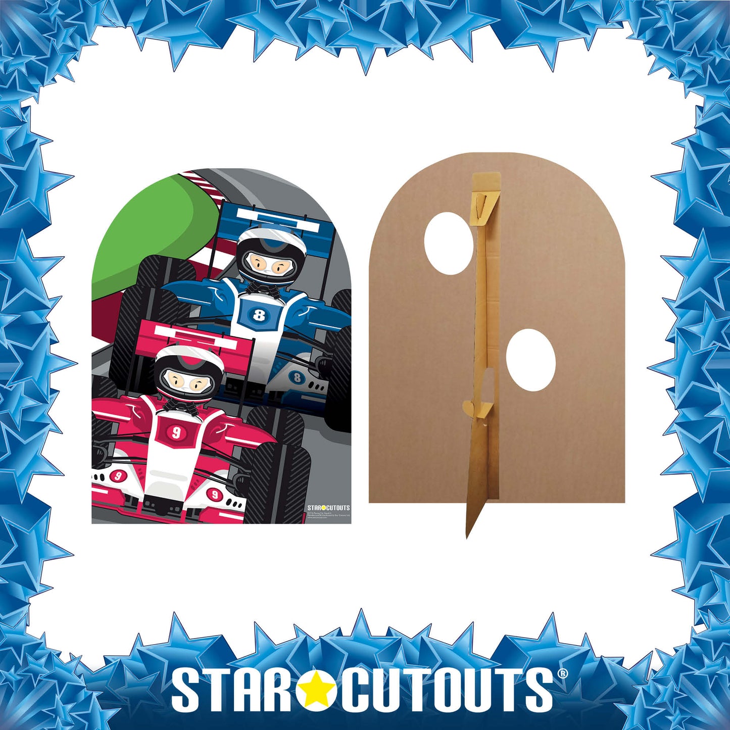 Motor Cars Stand In Cardboard Cutout - mycardboardcutout