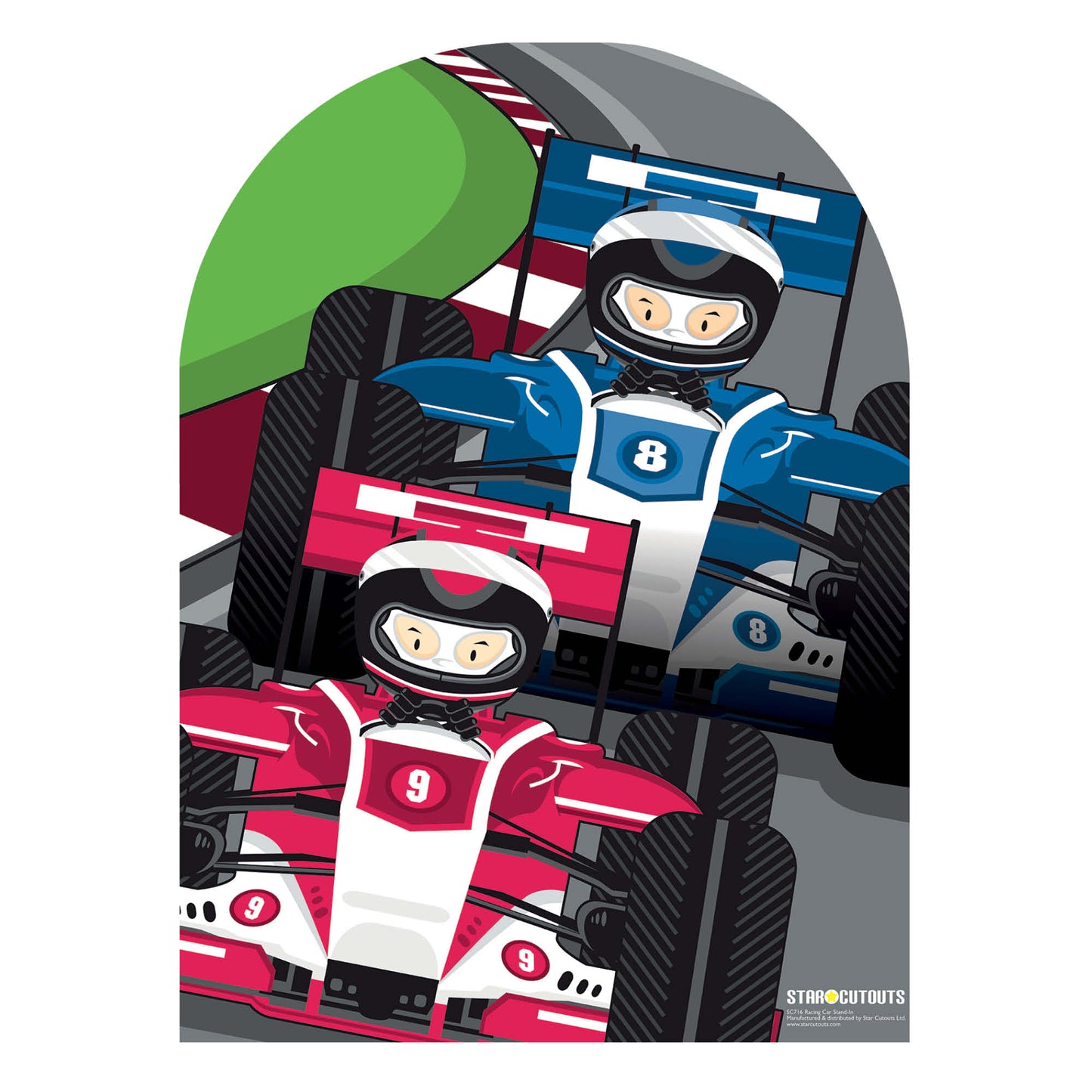 Motor Cars Stand In Cardboard Cutout - mycardboardcutout