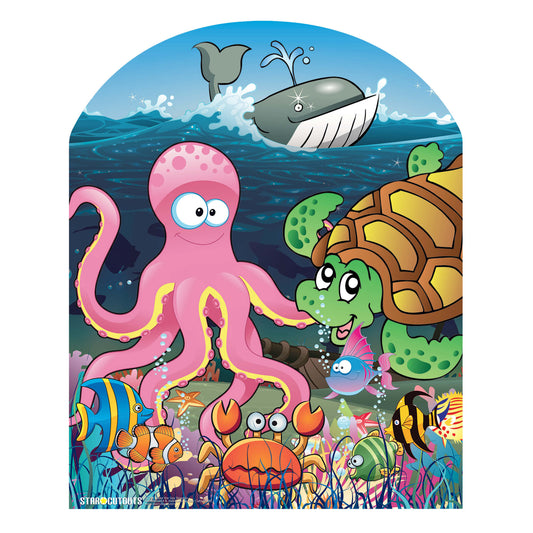 SC764 Under the Sea Stand In (Child) Cardboard Cut Out Height 118cm - mycardboardcutout