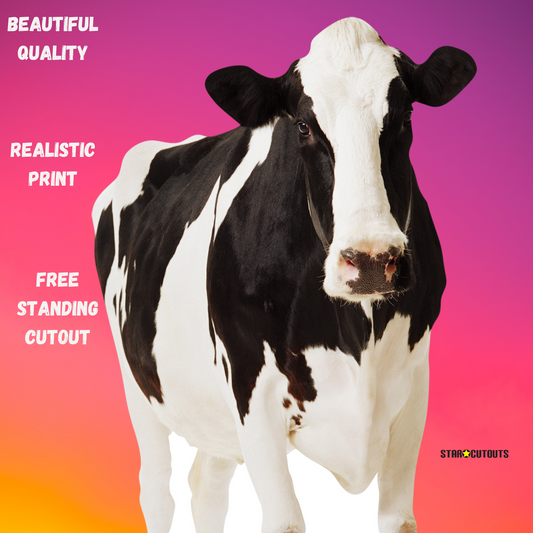 Cow British Countryside and Farm Theme Animal Cardboard Cutout - mycardboardcutout