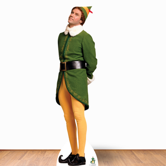 Buddy Elf Waiting For Christmas Cardboard Cutout - mycardboardcutout