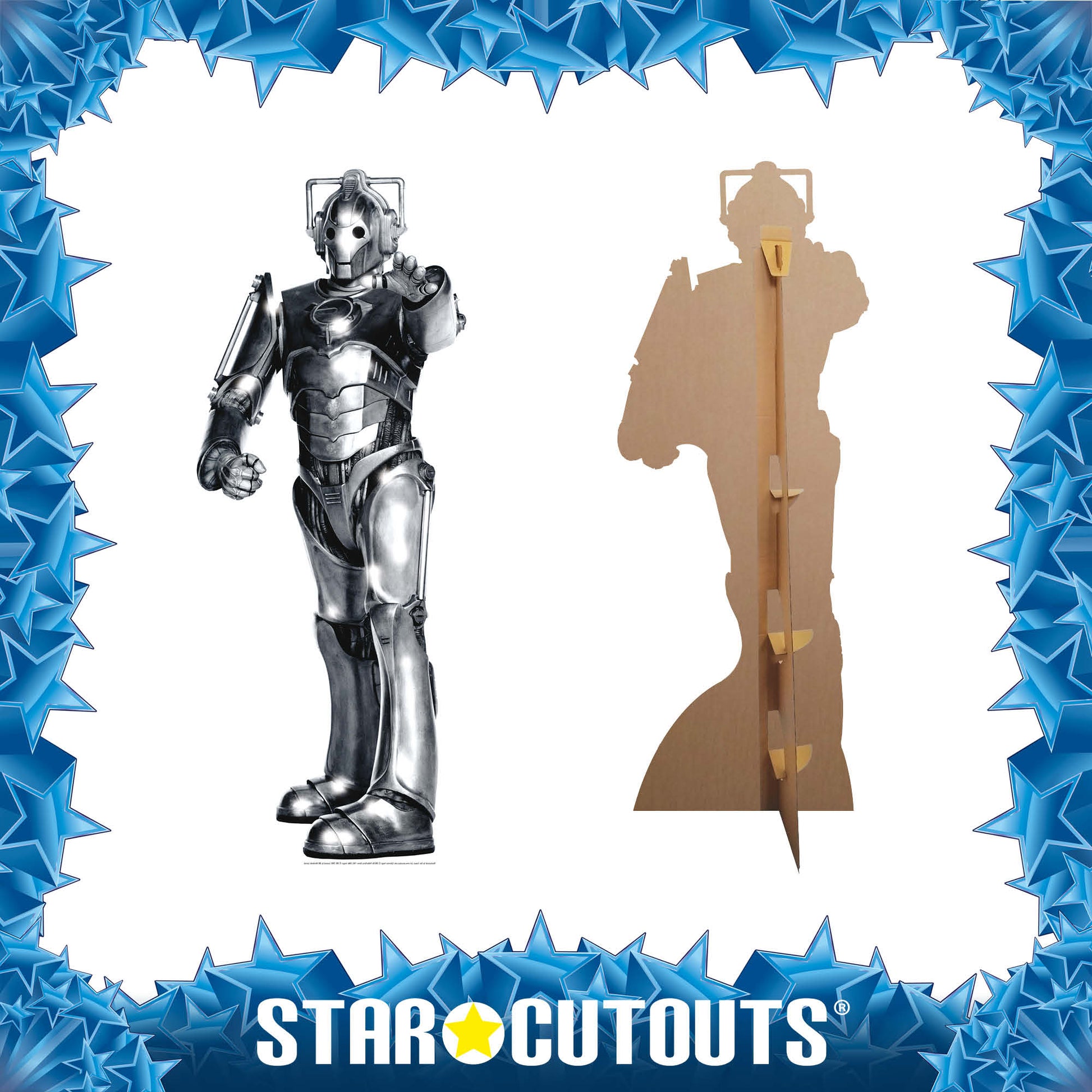 SC010 Cyberman Cardboard Cutout - mycardboardcutout