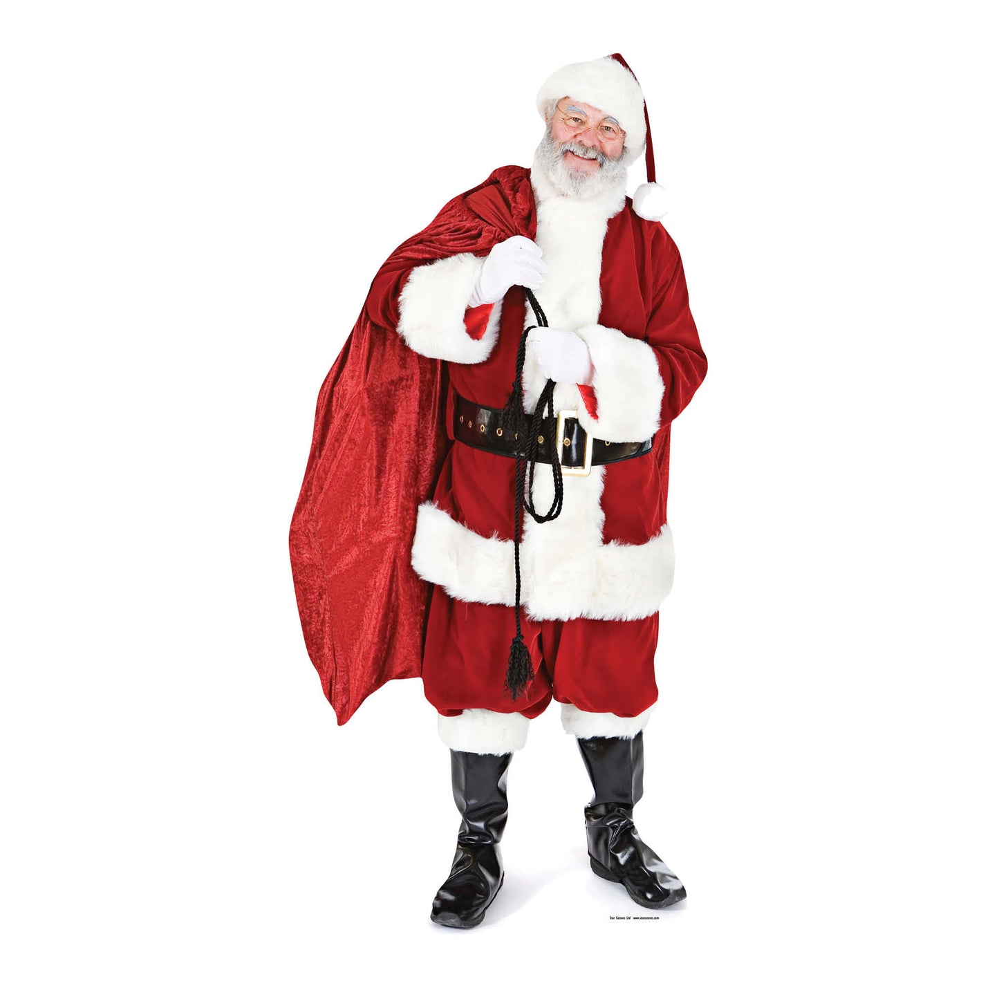 Santa Claus Father Christmas with Sack of Toys Cardboard Cutout - mycardboardcutout
