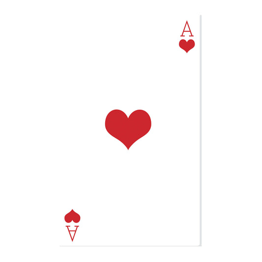 Ace of Hearts Playing Card Cardboard Cutout