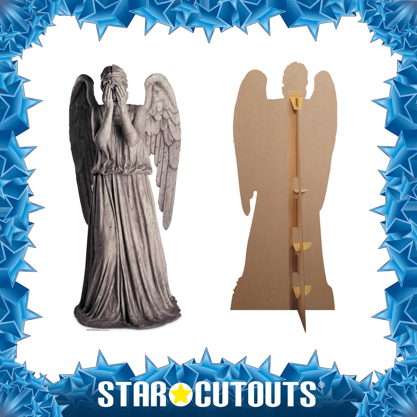 Weeping Angel Blink Angel Cardboard Cutout - mycardboardcutout