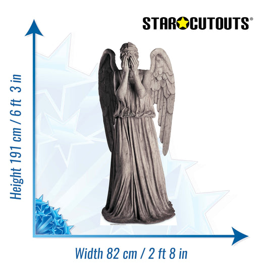 Weeping Angel Blink Angel Cardboard Cutout - mycardboardcutout