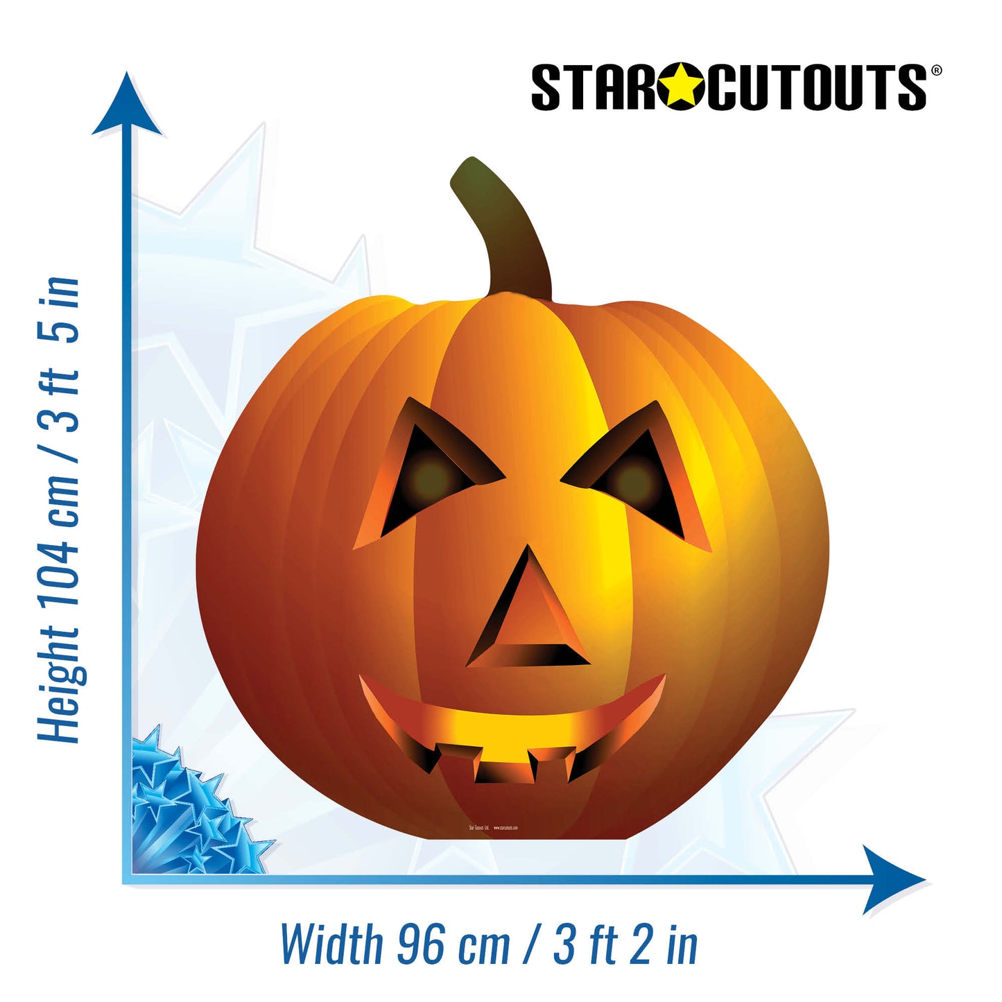 Pumpkin Cardboard Cutout Lifesize - mycardboardcutout