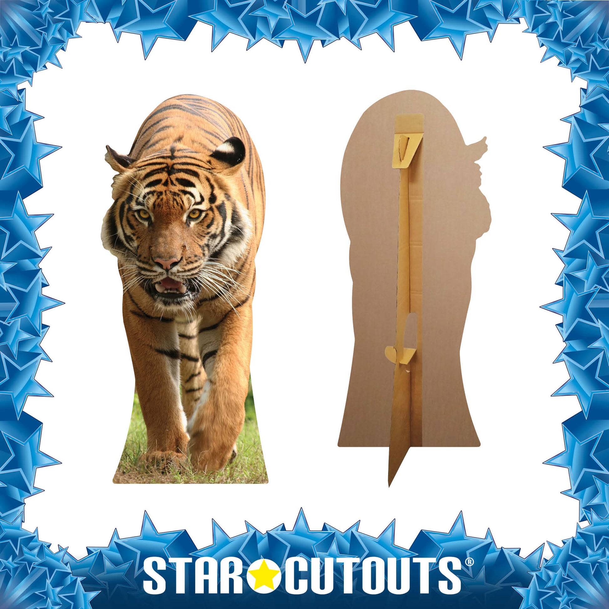 Tiger Jungle Safari Theme Animal Cardboard Cutout - mycardboardcutout
