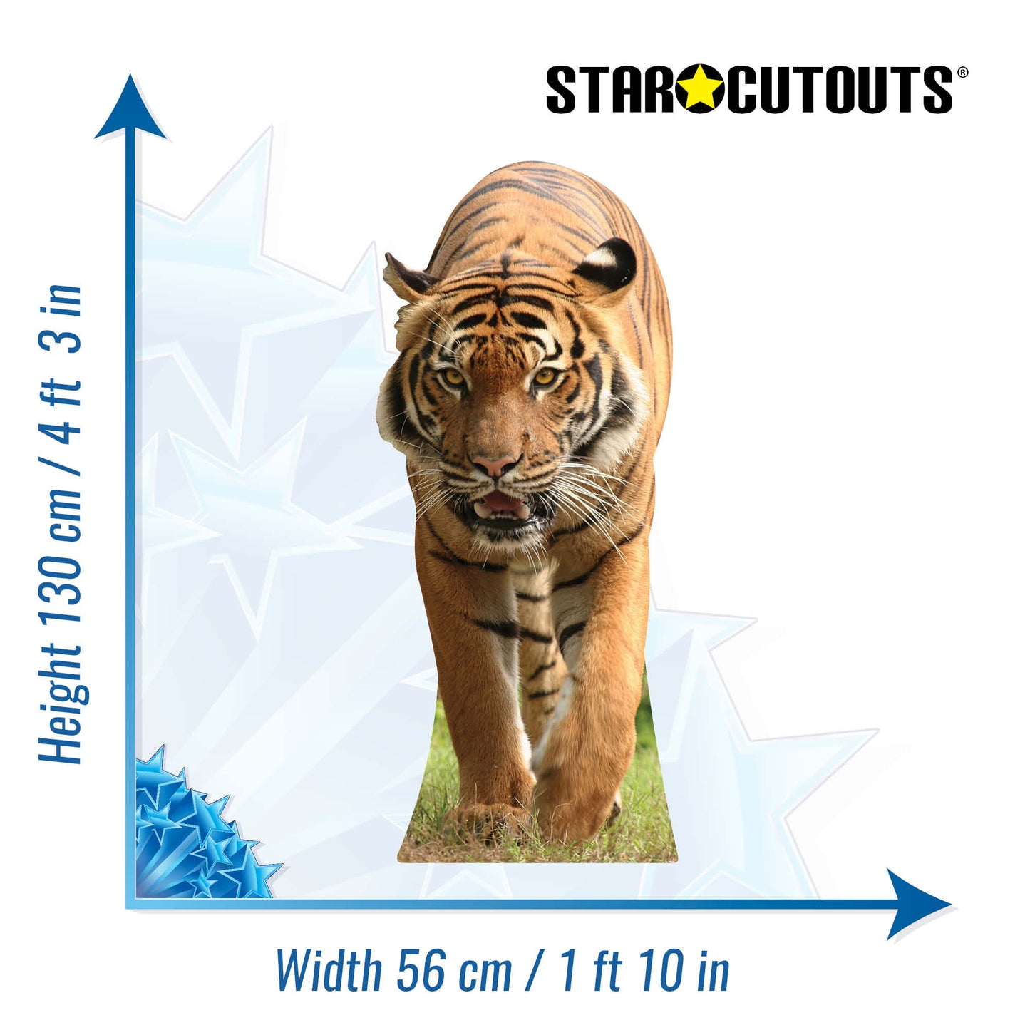 Tiger Jungle Safari Theme Animal Cardboard Cutout - mycardboardcutout