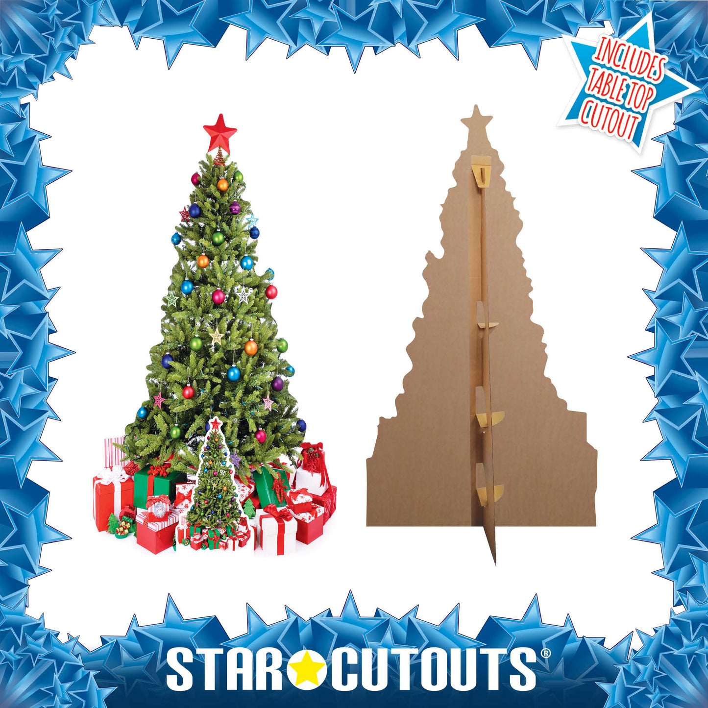 Christmas Tree Cardboard Cutout - mycardboardcutout