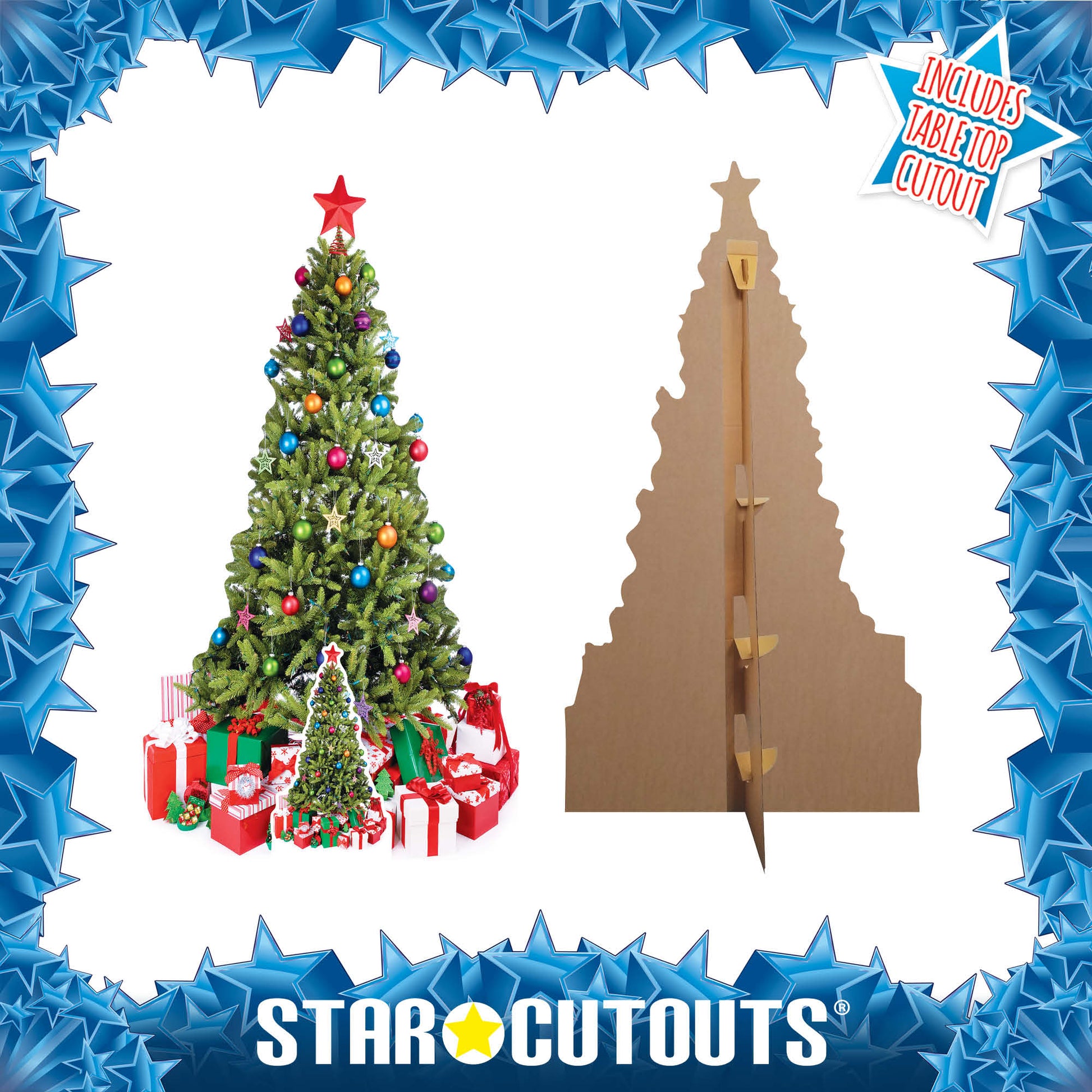 Christmas Tree Cardboard Cutout - mycardboardcutout
