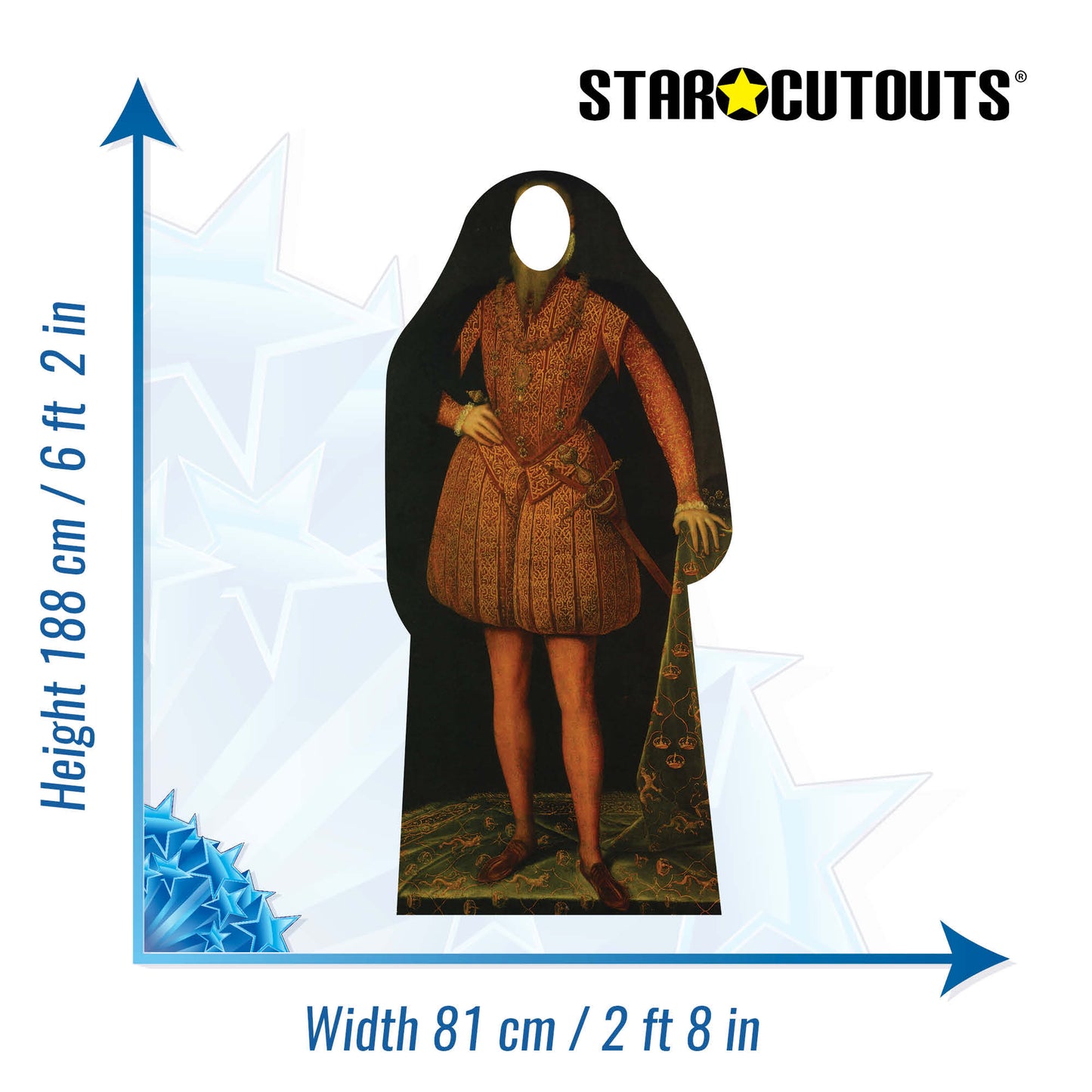 Tudor Man Stand-In Cardboard Cutout - mycardboardcutout