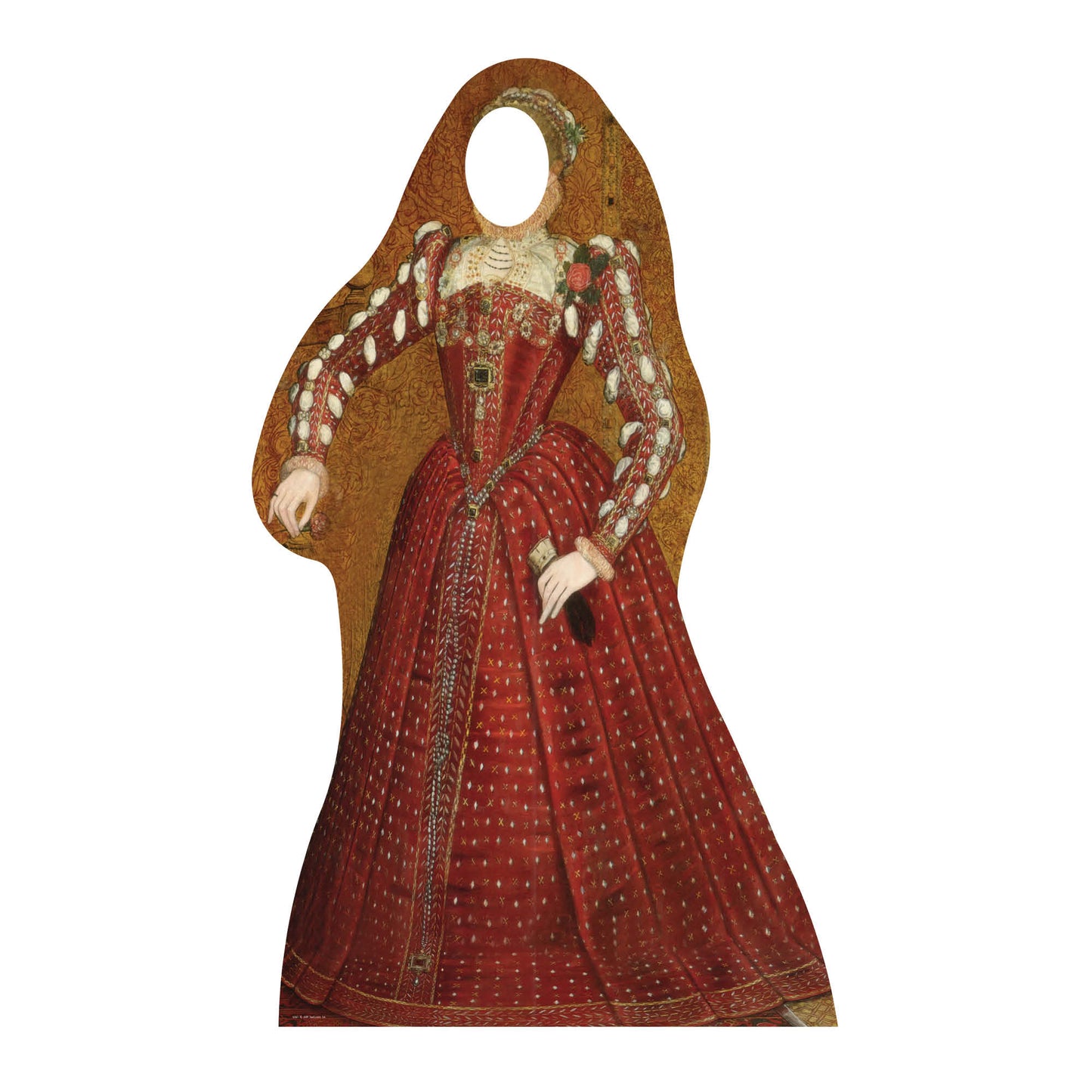 Tudor Woman Stand-In Cardboard Cutout - mycardboardcutout