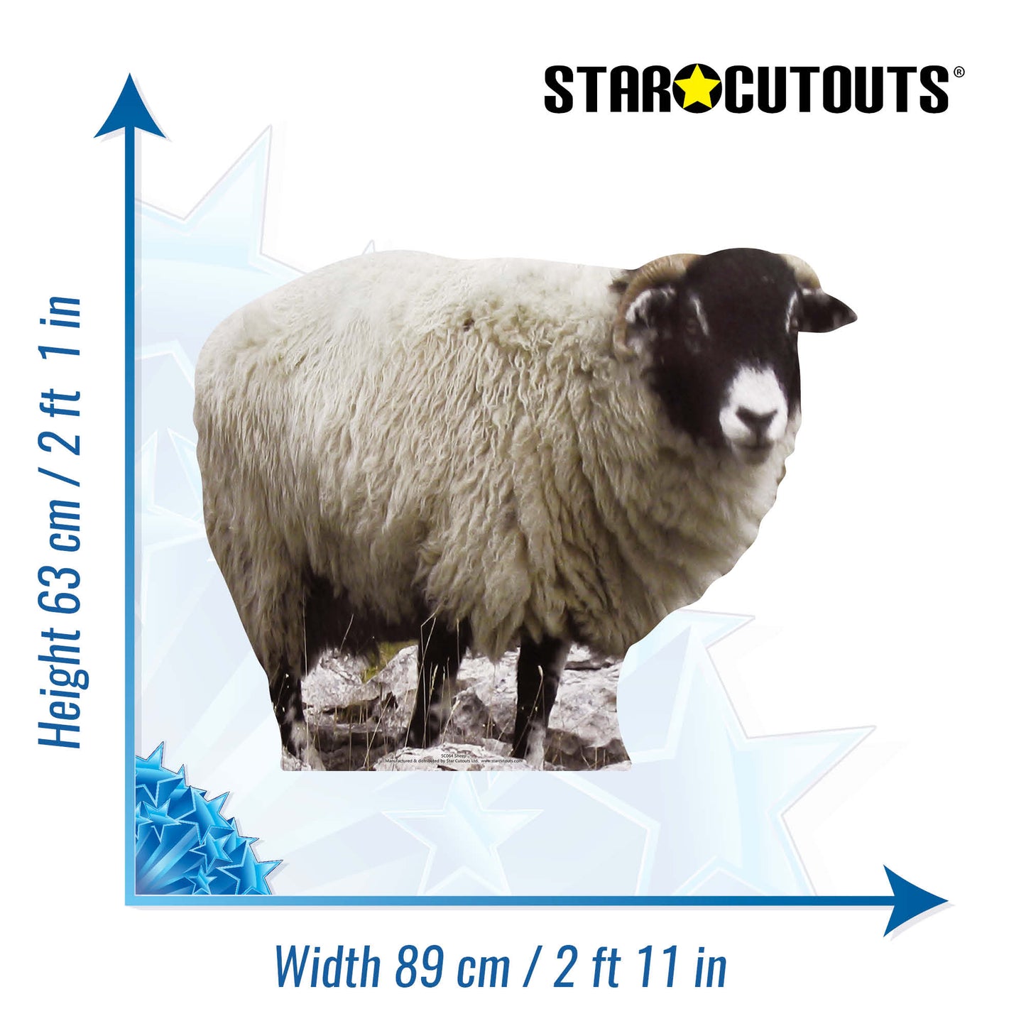 Sheep British Wildlife, Farm and Countryside Theme Animal Cardboard Cutout