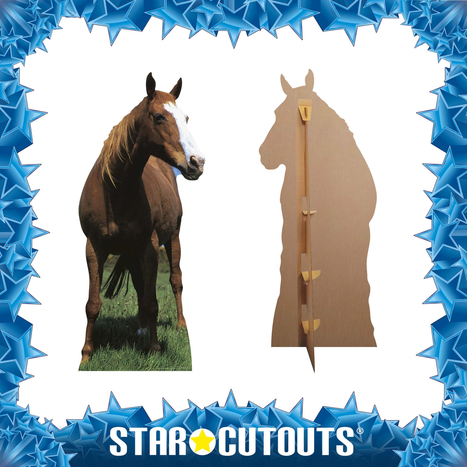 Mustang Large Horse Animal Cardboard Cutout - mycardboardcutout
