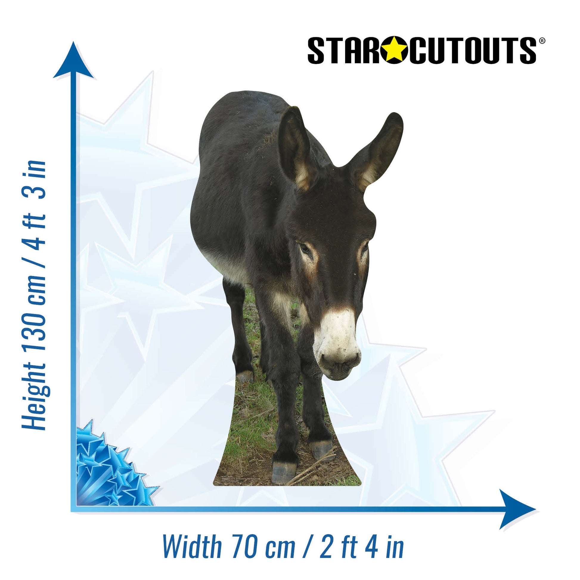 Donkey Animal Cardboard Cutout - mycardboardcutout
