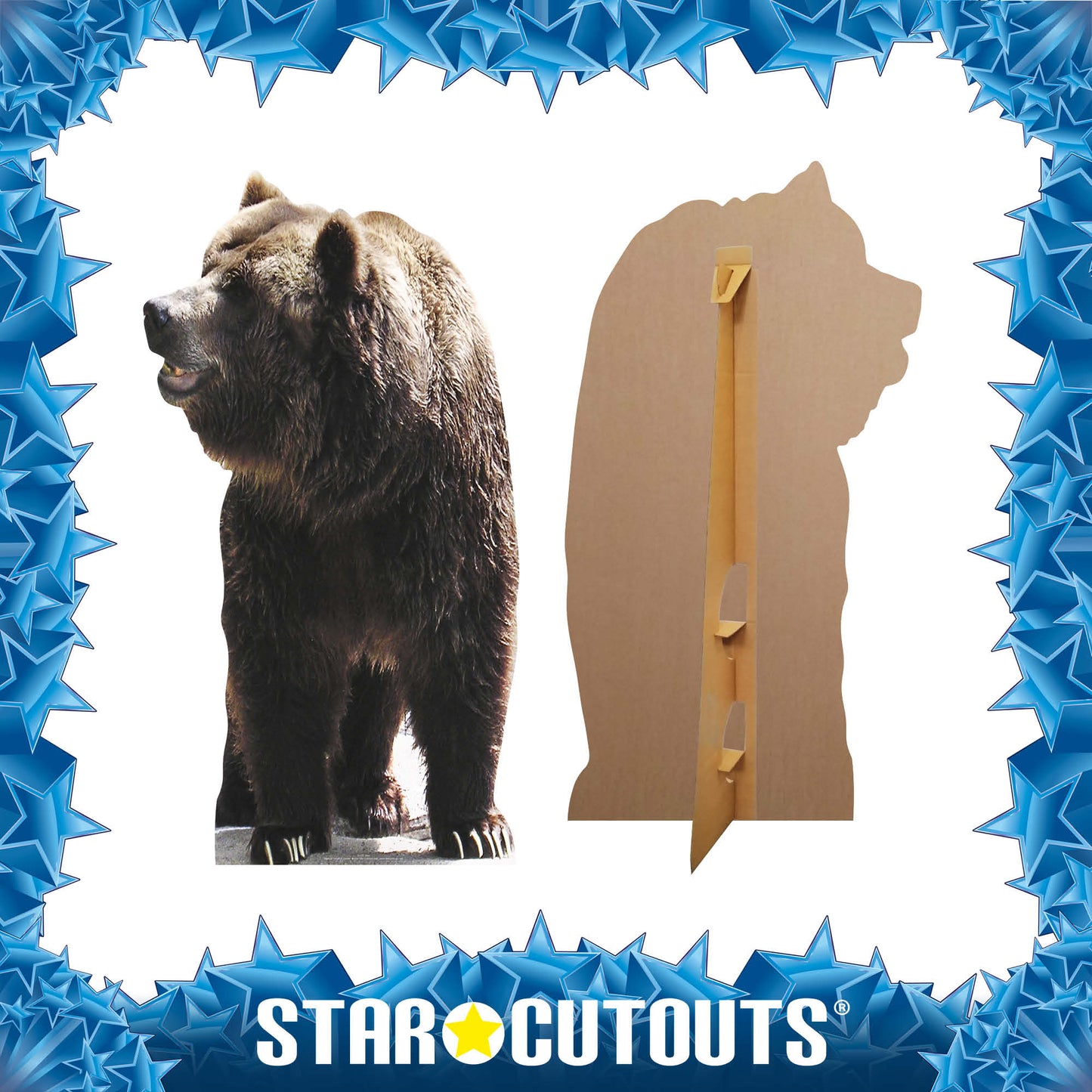 Bear Jungle Safari Theme Animal Cardboard Cutout - mycardboardcutout