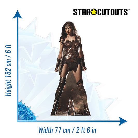 Wonder Woman Gal Gadot Cardboard Cutout - mycardboardcutout