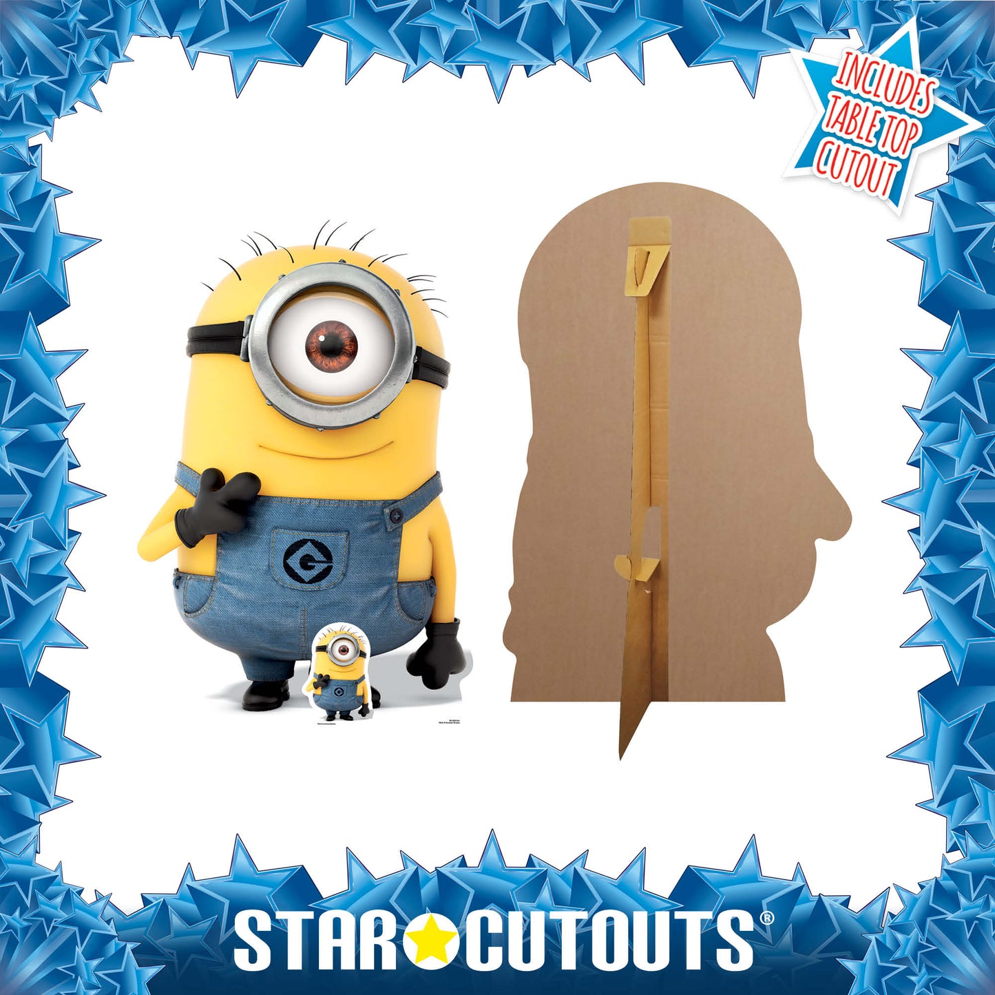Carl Minion Smiling Despicable Me and Minions Cardboard Cutout - mycardboardcutout