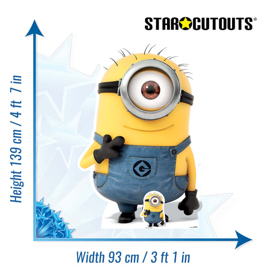 Carl Minion Smiling Despicable Me and Minions Cardboard Cutout - mycardboardcutout