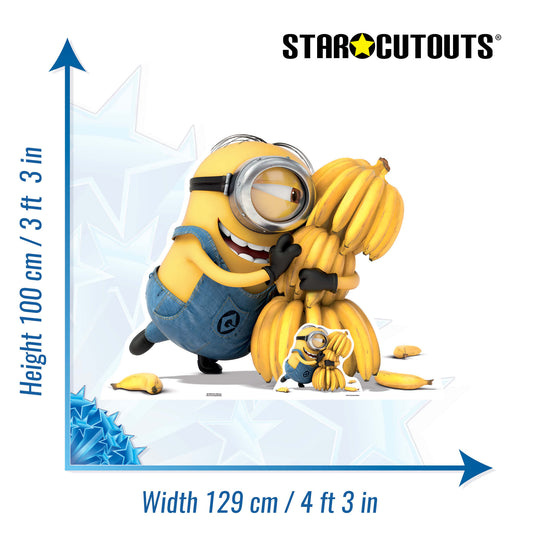 Minion Bananas Despicable Me and Minions Cardboard Cutout - mycardboardcutout