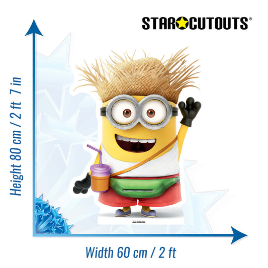 Vacation Minion Tim Despicable Me and Minions Cardboard Cutout - mycardboardcutout