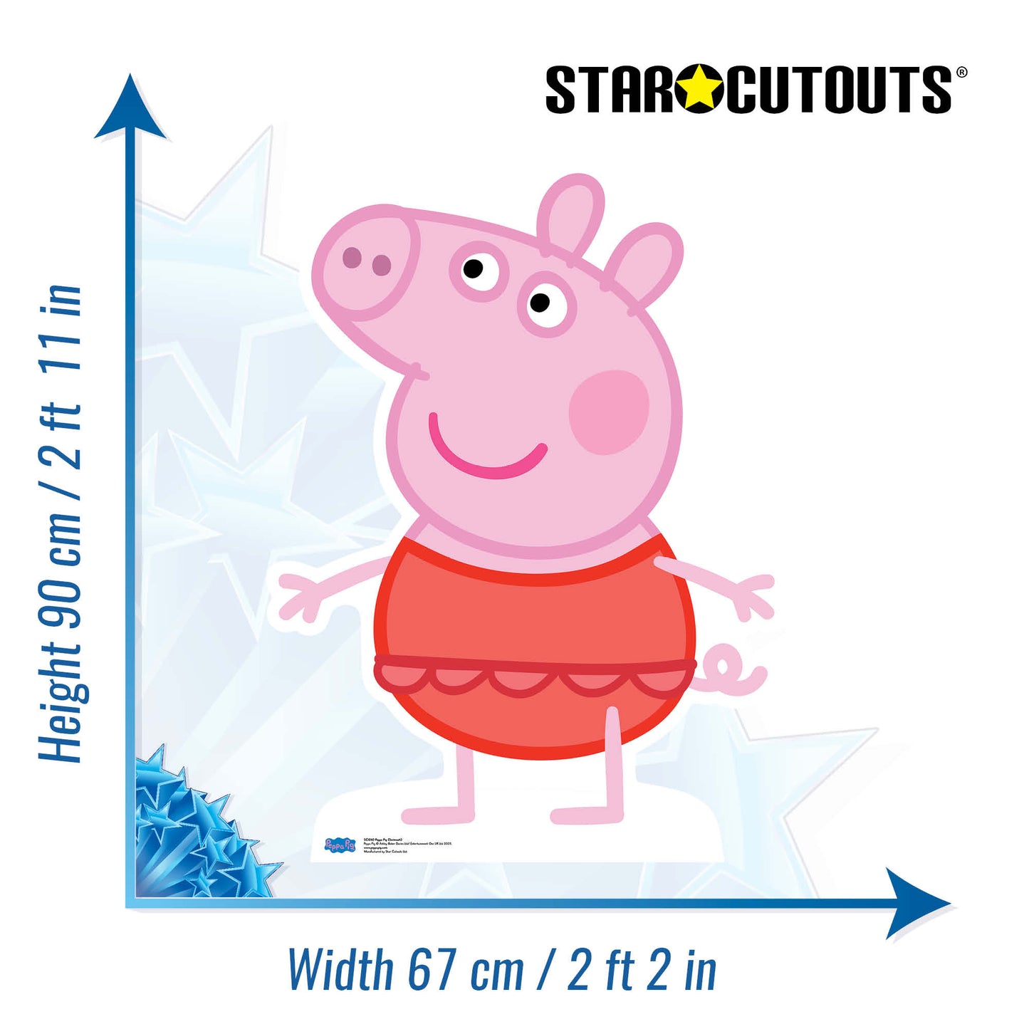Peppa Pig Swimsuit Cardboard Cutout - mycardboardcutout