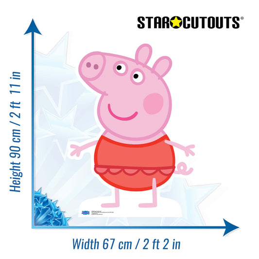 Peppa Pig Swimsuit Cardboard Cutout - mycardboardcutout
