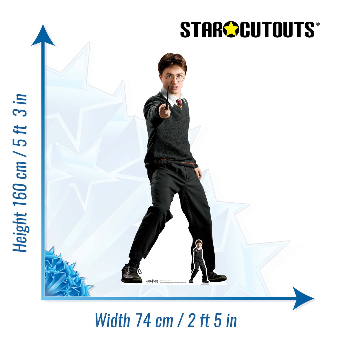 Harry Potter Hogwarts School of Witchcraft and Wizardry Uniform Cardboard Cutout Lifesize - mycardboardcutout