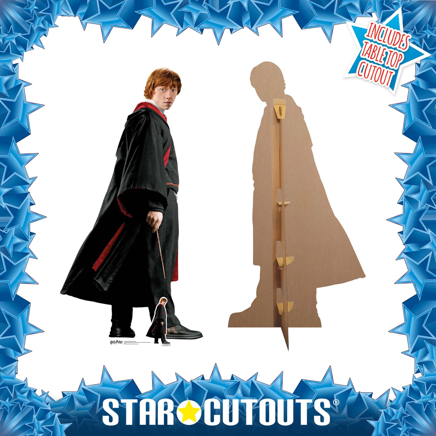 Ron Weasley Hogwarts School of Witchcraft and Wizardry Uniform Cardboard Cutout Lifesize - mycardboardcutout