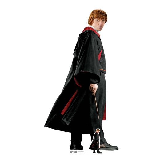 Ron Weasley Hogwarts School of Witchcraft and Wizardry Uniform Cardboard Cutout Lifesize - mycardboardcutout
