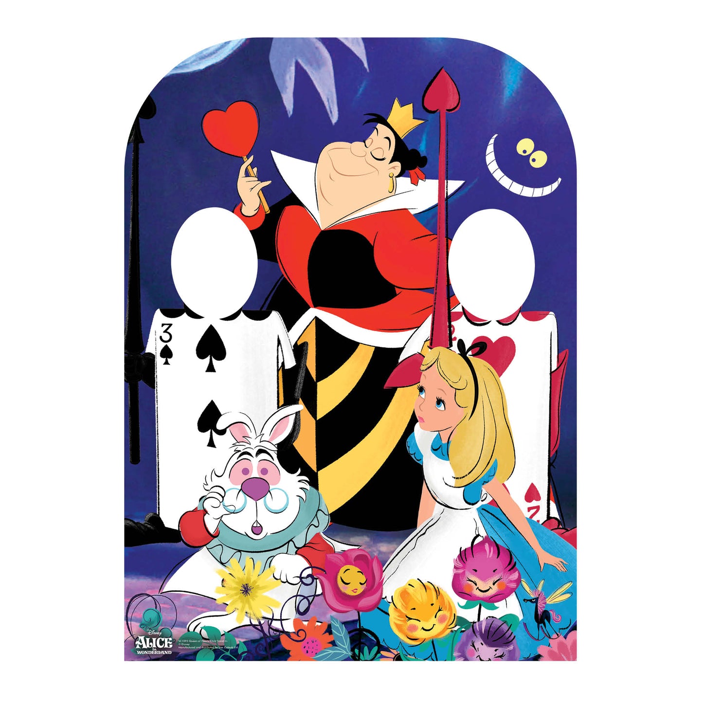 Queen of Hearts Child Stand-in Cardboard Cutout Disney Official Product